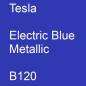 Preview: Tesla, Electric Blue Metallic, B120.